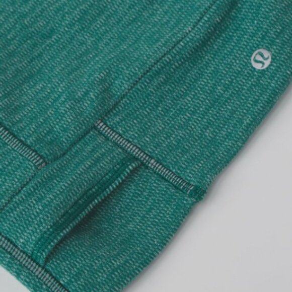 Lululemon Athletica OSFA heathered green multi-option toque / neck warmer - Picture 6 of 6